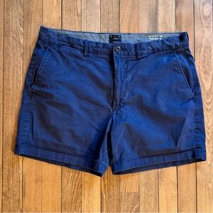 J. Crew Men's Navy 5” Shorts | 33” waist